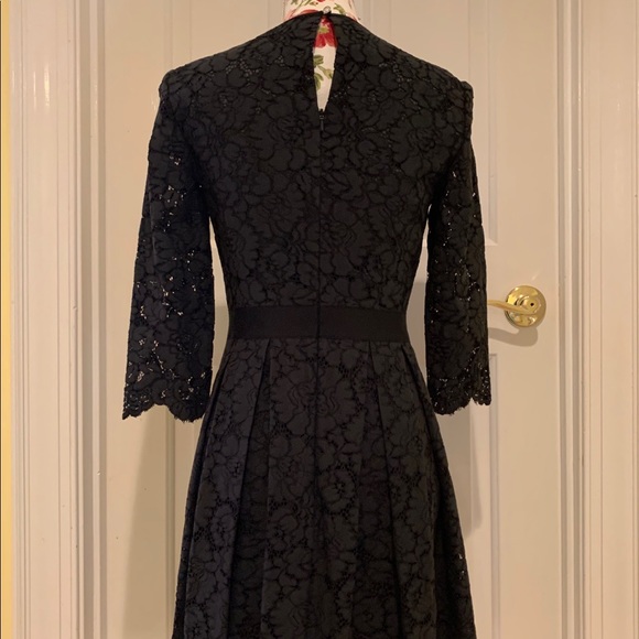 Ted Baker London black lace dress size 6 (Ted 2) - Picture 2 of 8